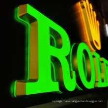 Outdoor Advertising  Frontlit LED  Rimless Channel Letter Acrylic Sign LED Sign